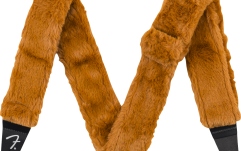 Curea chitară Fender Poodle Plush Strap Rust