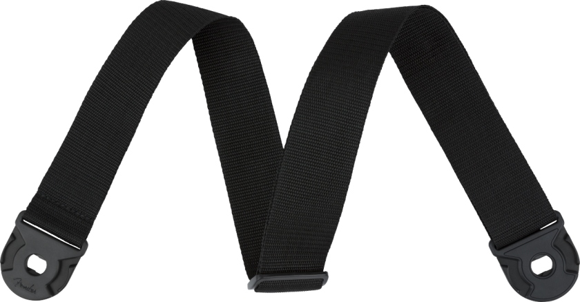 Fender Quick Grip Locking End Strap Black Polypro 2