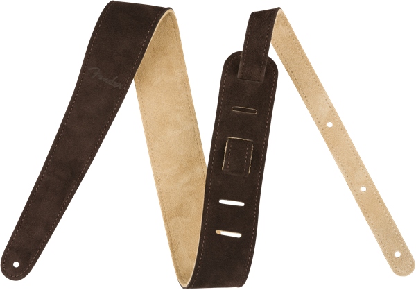 Fender Reversible Suede Strap Brown/Tan 2