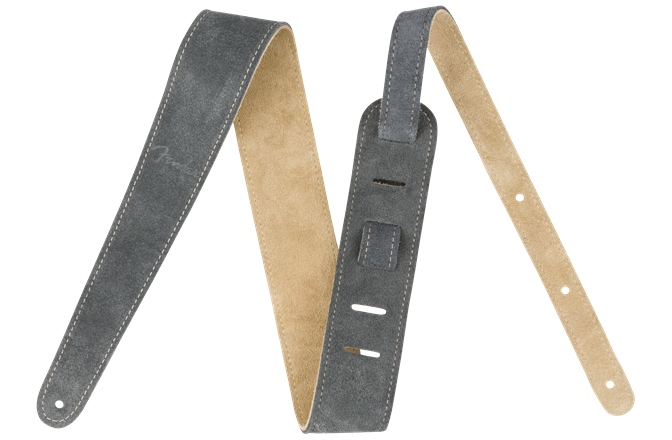 Curea chitară Fender Reversible Suede Strap Gray/Tan 2"