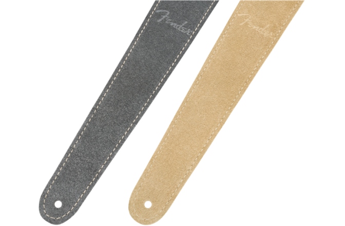Curea chitară Fender Reversible Suede Strap Gray/Tan 2"