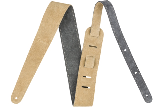 Curea chitară Fender Reversible Suede Strap Gray/Tan 2"