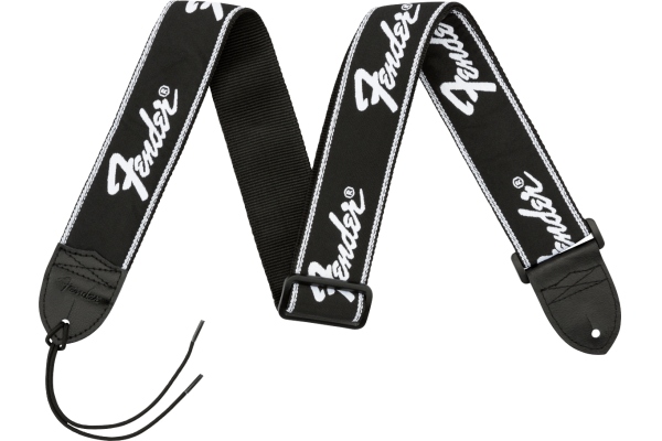 Running Logo Strap Black/White Logo 2