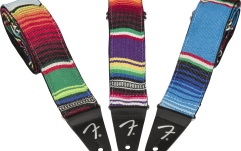Curea chitară Fender Serape Strap Green Multi 2"