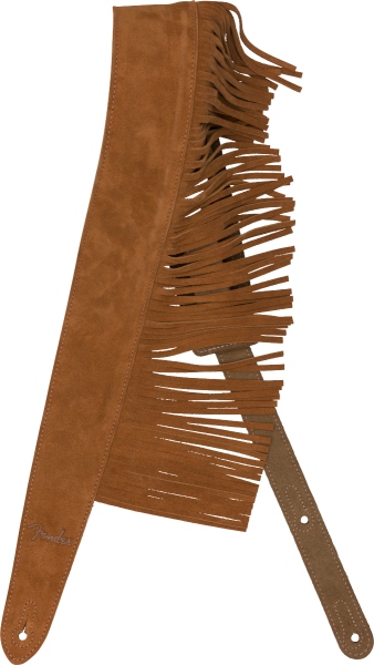 Fender Suede Fringe Strap Brown 2.5''