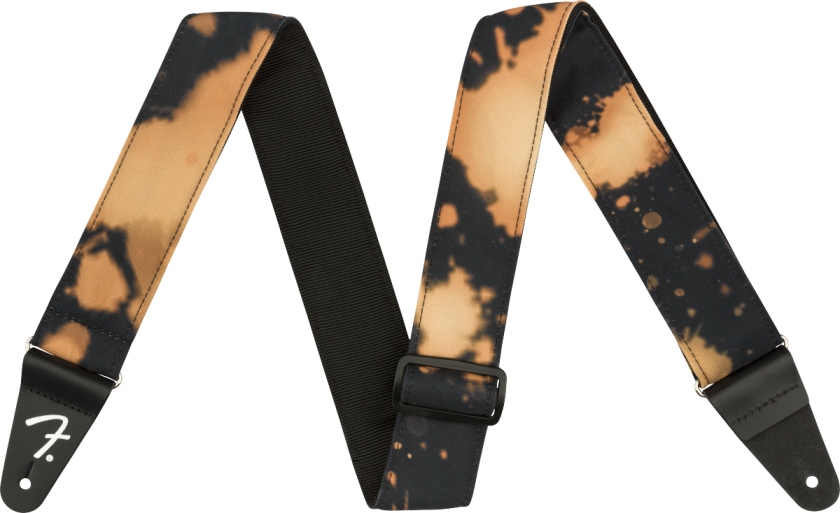 Fender Tie Dye Acid Wash Strap Black 2