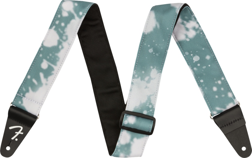 Fender Tie Dye Acid Wash Strap Teal 2