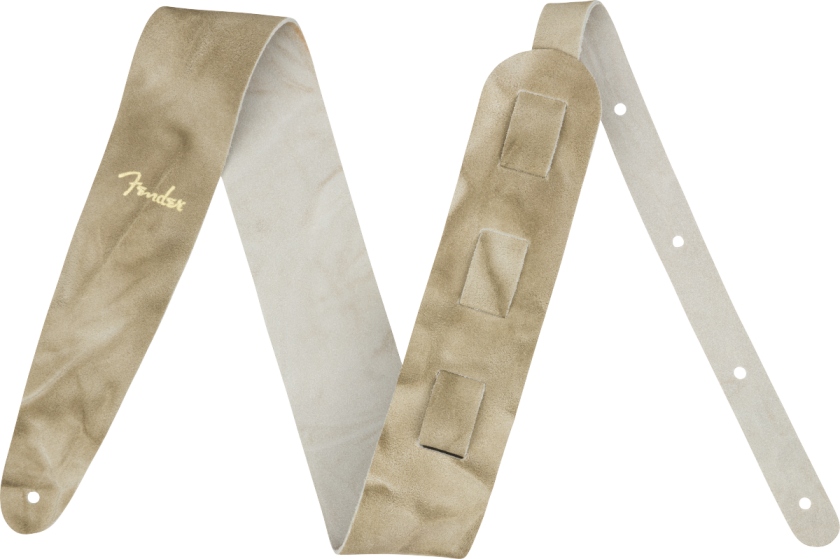 Fender Tie Dye Leather Strap Natural 2