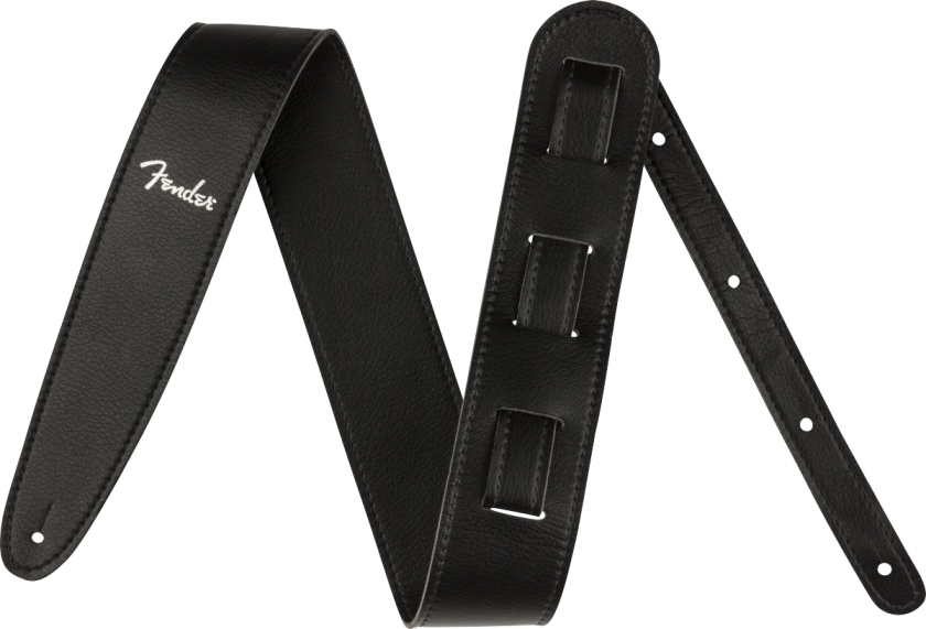 Fender Vegan Leather Strap Black 2.5