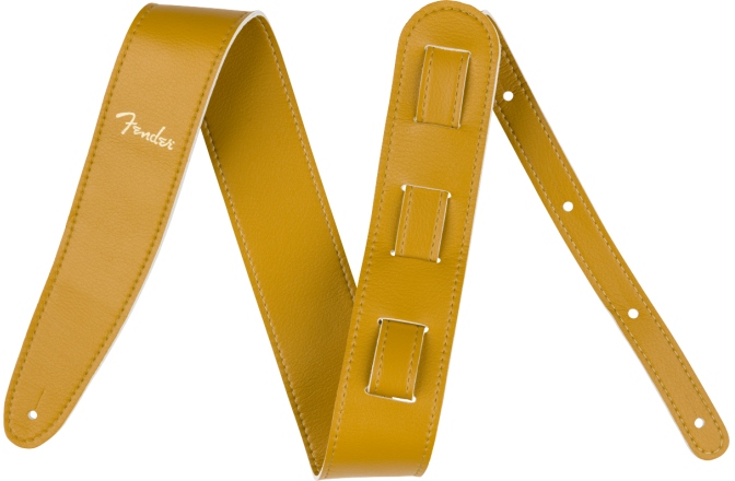 Curea chitară Fender Vegan Leather Strap Butterscotch 2.5" Microfiber
