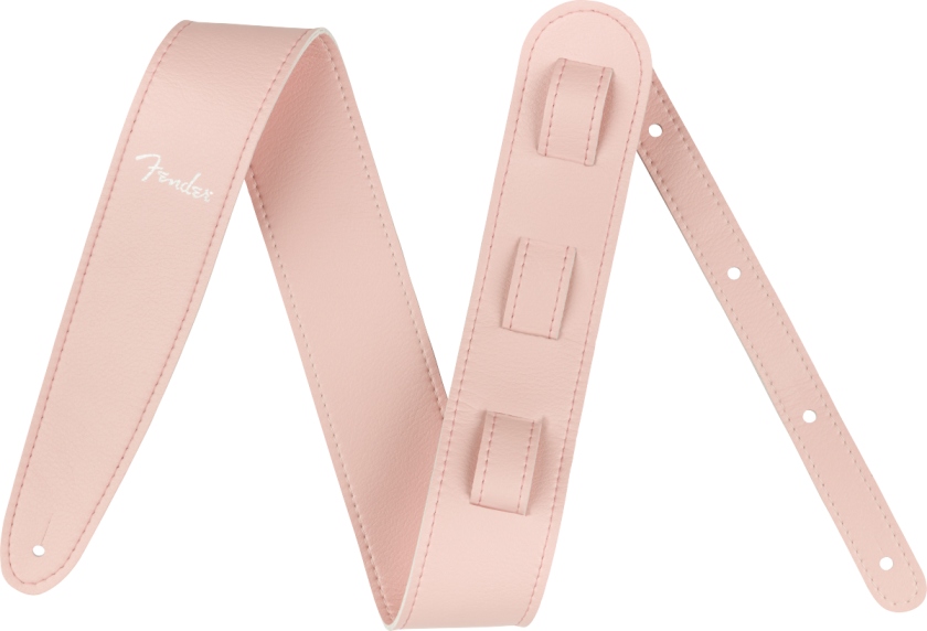 Fender Vegan Leather Strap Shell Pink 2.5