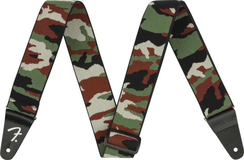 Fender WeighLess Camo Strap Woodland 2