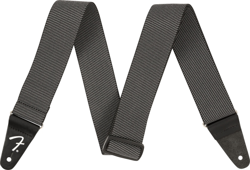 Fender WeighLess Tweed Strap Gray 2