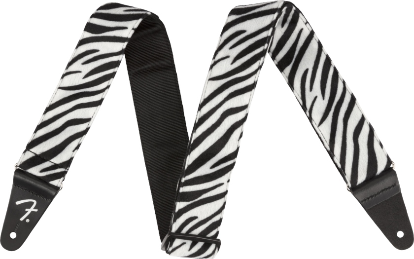 Fender Wild Animal Print Strap Zebra 2