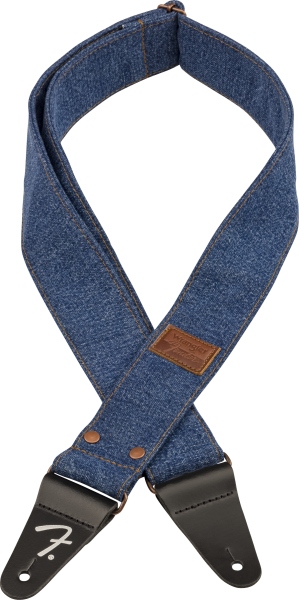 Fender  x Wrangler Riveted Denim Strap Indigo