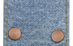 Curea chitară Fender x Wrangler Riveted Denim Strap Light Indigo