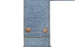 Curea chitară Fender x Wrangler Riveted Denim Strap Light Indigo