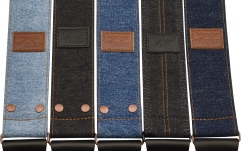 Curea chitară Fender x Wrangler Riveted Denim Strap Light Indigo