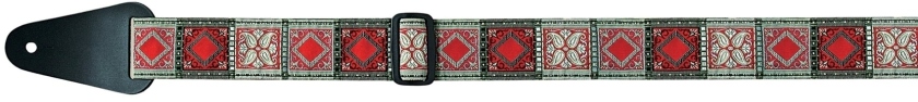 Gewa F&S Folk Jacquard roșu-argintiu-negru