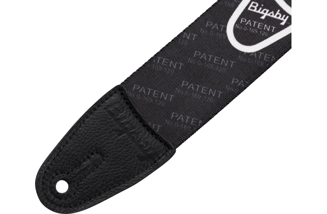Curea chitară Gretsch Guitars Bigsby Patent Pending Strap Black 2"
