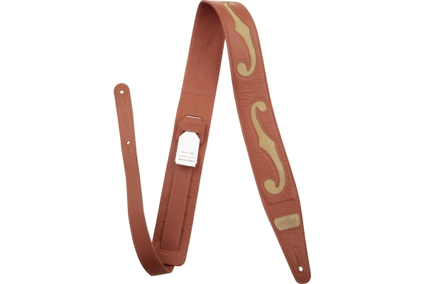 F-Holes Leather Strap Orange and Tan 3 F-Holes Leather Strap Orange and Tan 3