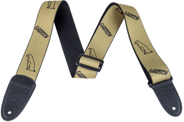 Gretsch Guitars Gold Penguins Strap Black