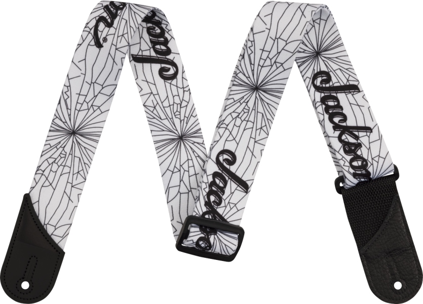 Jackson Cracked Mirror Strap White 2