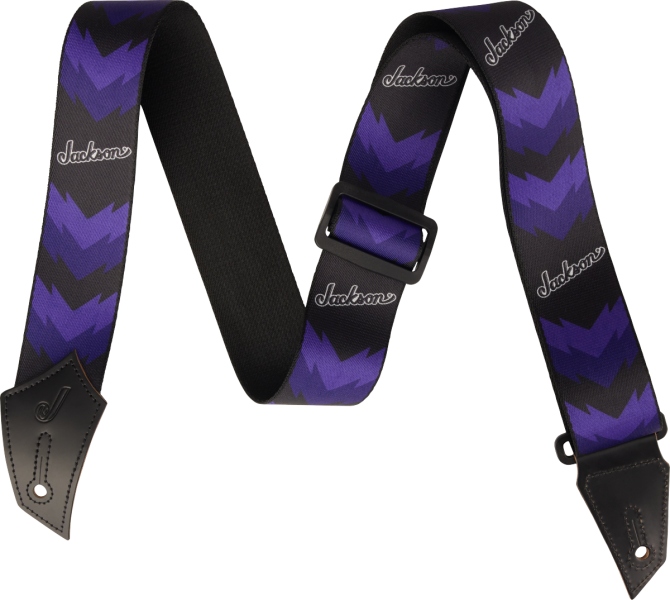 Jackson Double V Pattern Black/ Purple