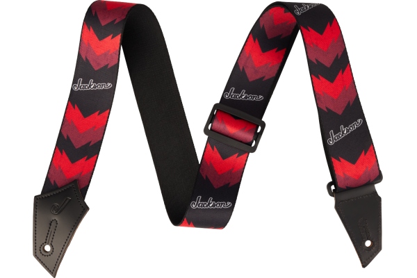 Jackson Double V Pattern Black/ Red