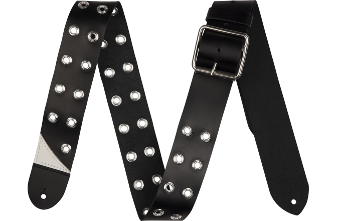 Curea chitară Jackson Grommet Leather Strap Black 2.5"
