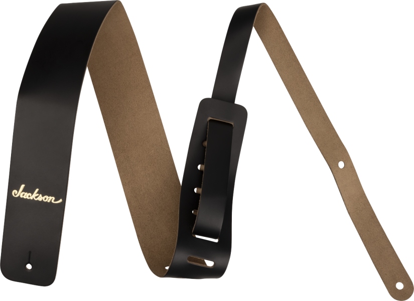 Jackson Leather Guitar Strap Black