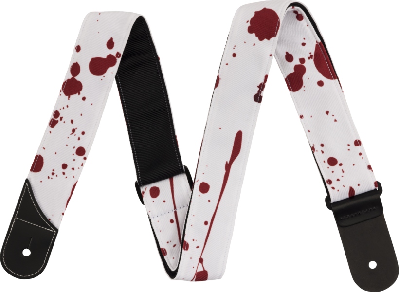 Jackson Splatter Strap White and Red 2