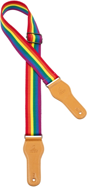 Ortega Cotton Guitar Strap - Pride