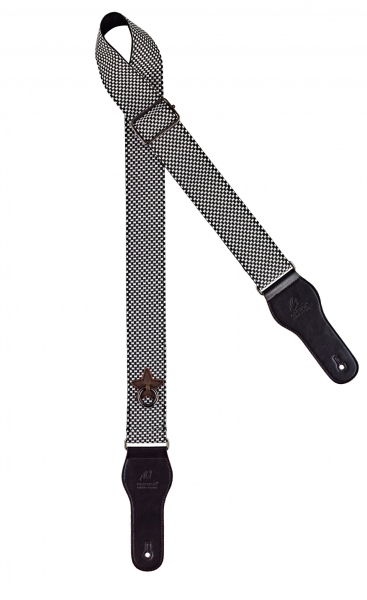 Ortega Cotton guitar strap - worn out grey