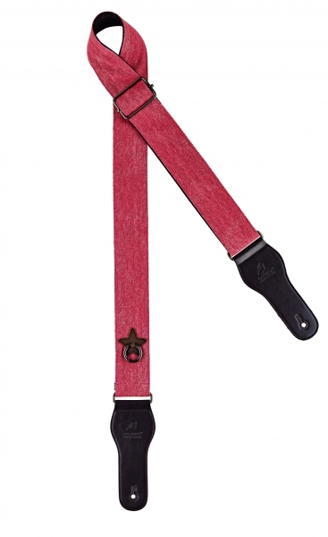 Ortega Cotton guitar strap - worn out pink