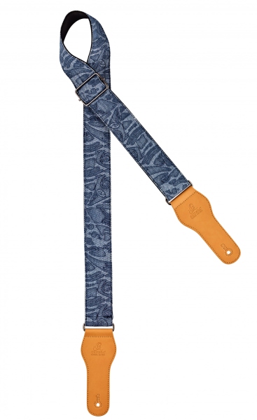 Ortega Denim guitar strap - blue