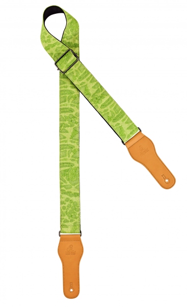 Ortega Denim guitar strap - green
