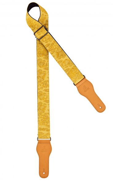 Ortega Denim guitar strap - sun