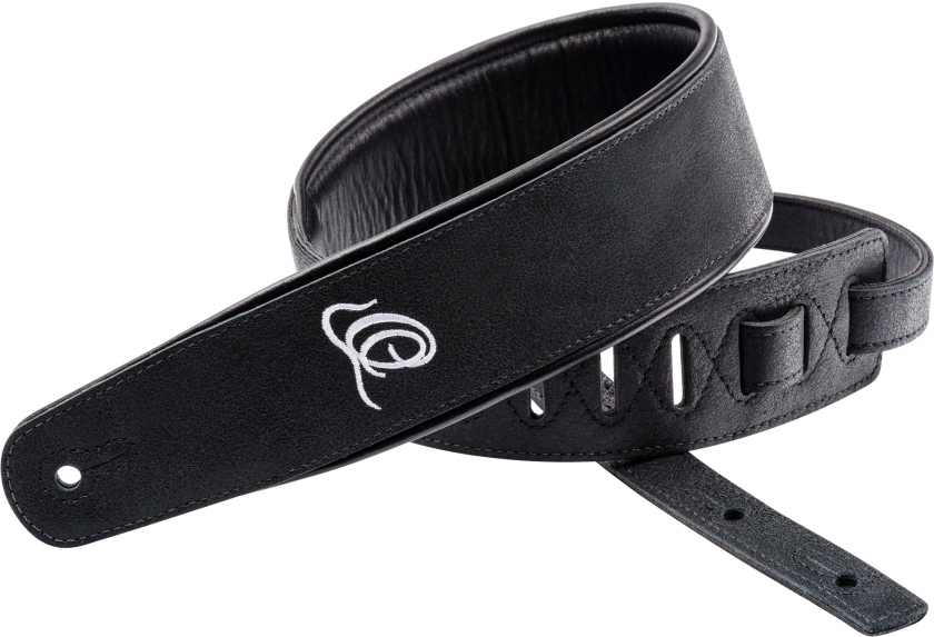 Ortega Genuine Leather Strap - Black Hole