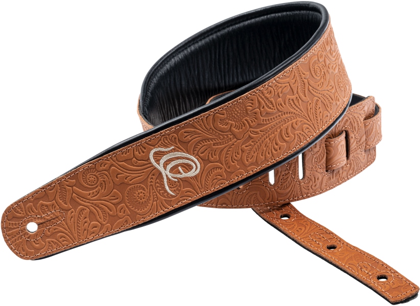 Ortega Genuine Leather Strap - Byzantine Bourbon