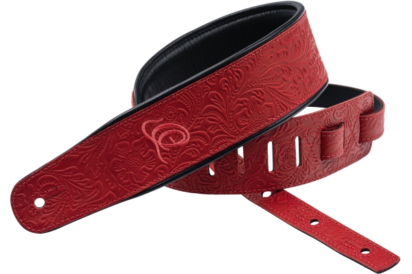 Ortega Genuine Leather Strap - Byzantine Fire