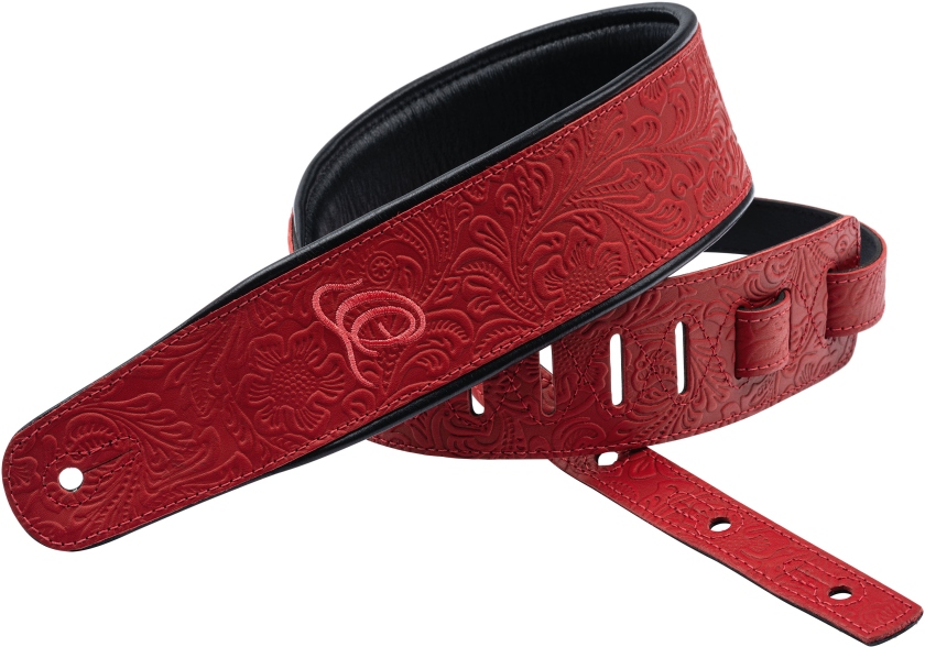Ortega Genuine Leather Strap - Byzantine Fire