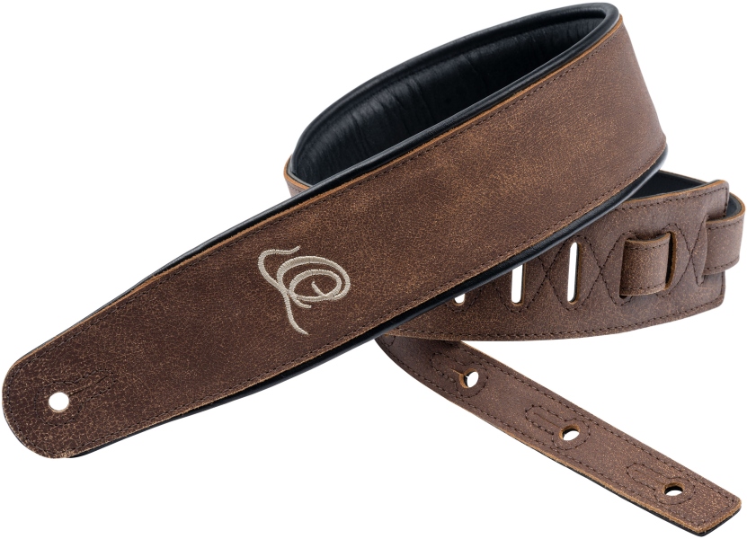 Ortega Genuine Leather Strap - Sand Blasted Rock