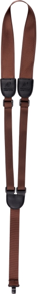 Ortega Nylon Guitar Strap - brown with hook