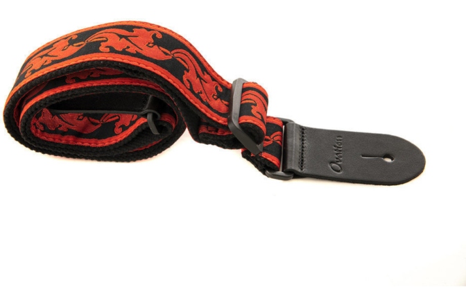 Curea chitară Ovation Signature Nylon Ruby Red