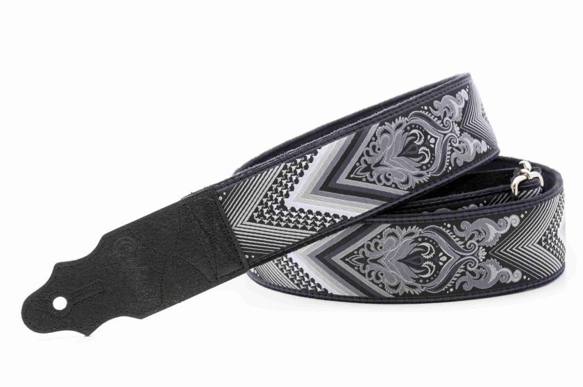 RightOn Arrow Black Guitar Strap