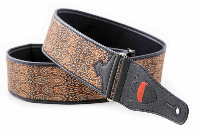 RightOn Cordoba Brown Guitar Strap