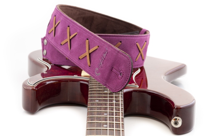 Curea chitară RightOn D.g. Purple