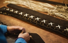 Curea chitară RightOn D.g. Purple