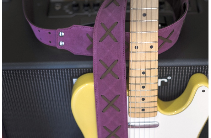 Curea chitară RightOn D.g. Purple